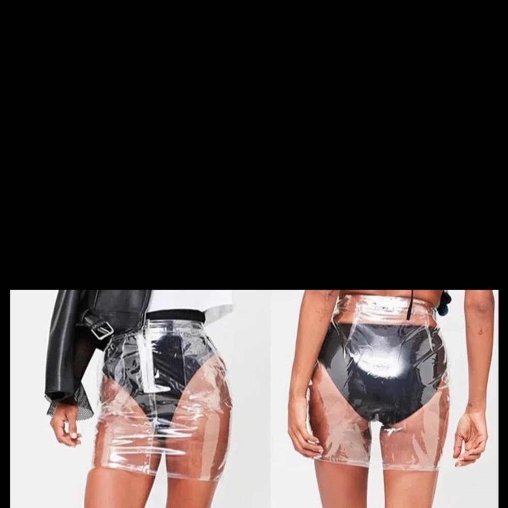 clear skirt
